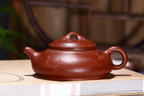 曹静玲紫砂壶 如意石瓢 