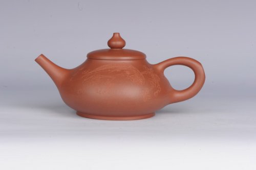 周可明紫砂壶 锦上添花 