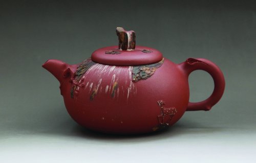 应永忠紫砂壶 瀑布半天下 