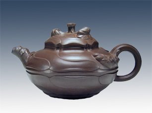 汪寅仙紫砂壶 风卷葵 