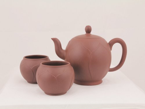 叶洪斌紫砂壶 清莲套组 