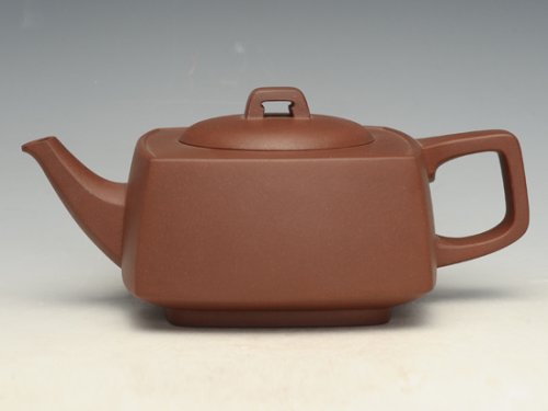 周可明紫砂壶 砂四方 