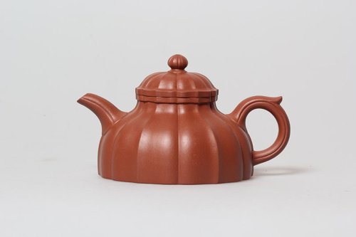 朱永良紫砂壶 菱花 