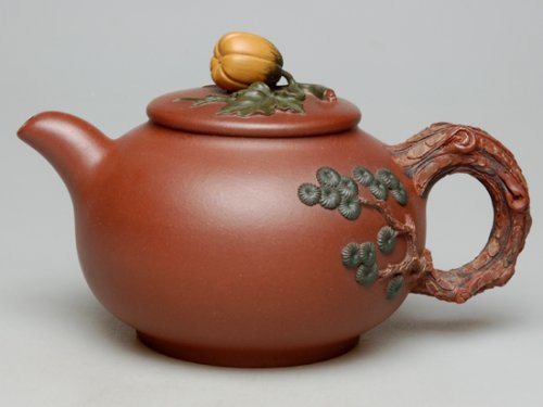 郑永平紫砂壶 翠松流香  340cc 