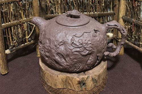 张林芳紫砂壶 龙供春 