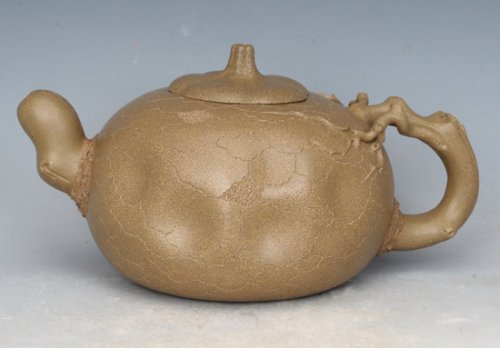 李军紫砂壶 薄胎供春 