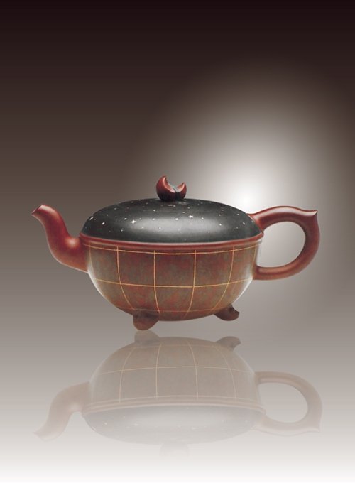 孔小明紫砂壶 天地合一壶 