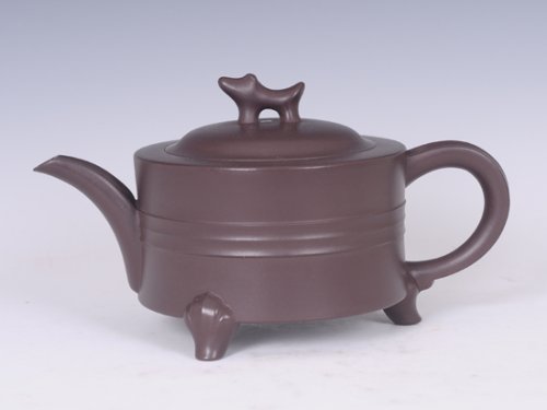 邵文紫砂壶 金鼓 