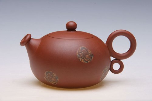 金火明紫砂壶 孕壶 