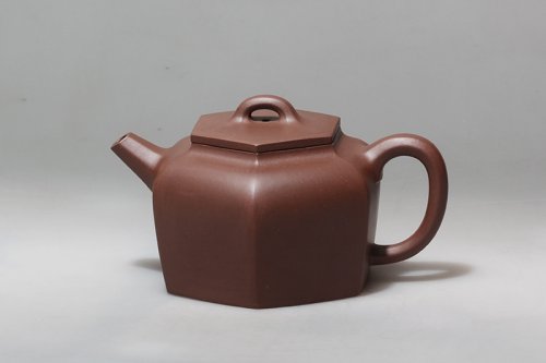 蒋秀娟紫砂壶 六方汉韵 