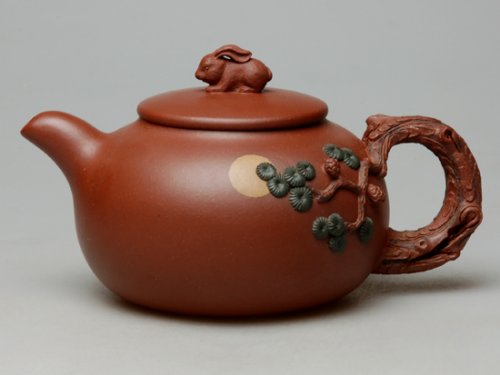 郑永平紫砂壶 松风明月  320cc 