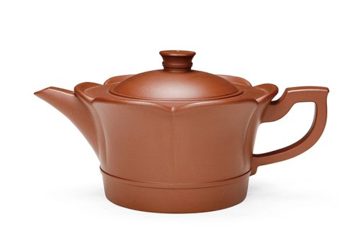 吴菊芳紫砂壶 六六园顺 