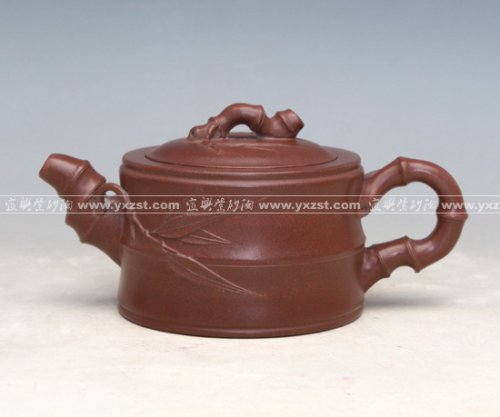 丁科紫砂壶 一节竹段 