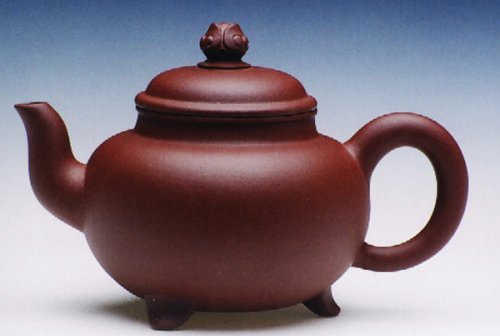 唐伯琴紫砂壶 三脚如意壶 