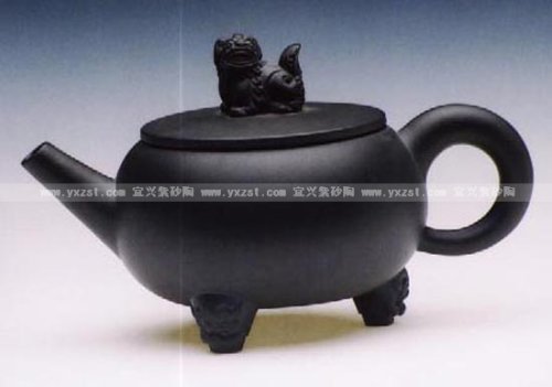 周慧紫砂壶 狮行天下 