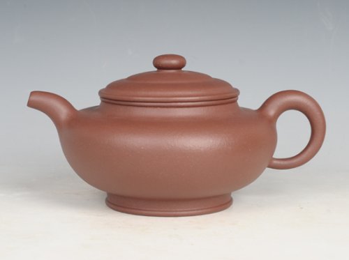 钱洪庆紫砂壶 高虚扁 