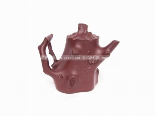 高瑞南紫砂壶 环把梅桩 