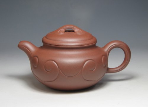 许腊美紫砂壶 仿古如意 