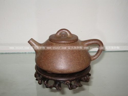 陈云岭紫砂壶 子冶石瓢（大） 