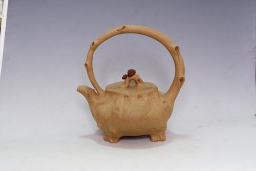 鲍国新紫砂壶 天润提梁 