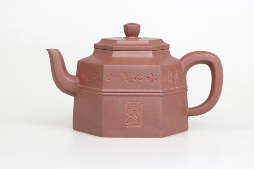 陈依群紫砂壶 六方线韵 