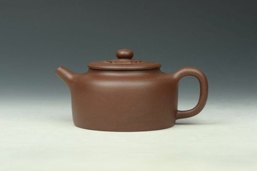 刘军紫砂壶 平盖菱花 
