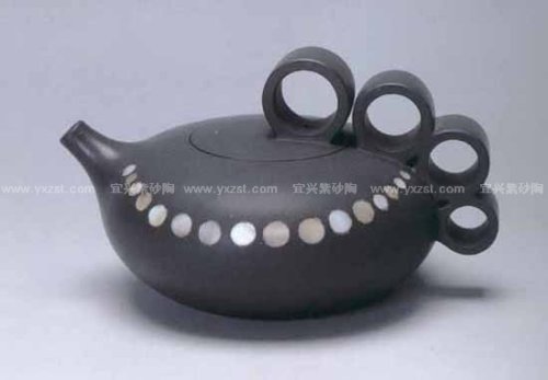 许艳春紫砂壶 珍珠翡翠壶 
