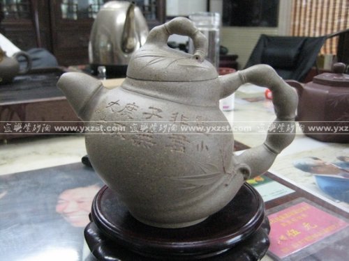 李作顺紫砂壶 佛肚竹 