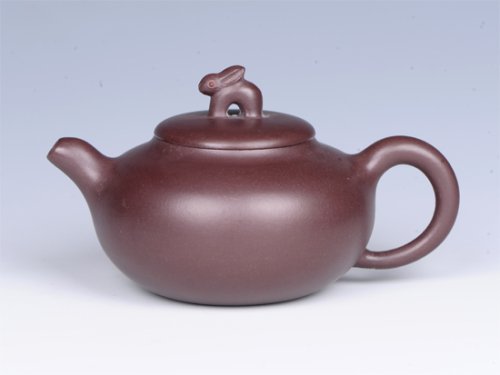 周庚大紫砂壶 玉兔归月 