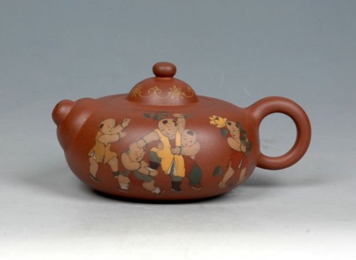 潘国良紫砂壶 生生不息 