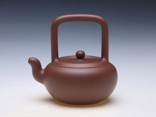 张暗军紫砂壶 圆珠提梁 