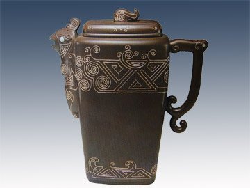 鲍仲梅紫砂壶 朝凤茶具 