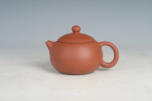 张青萍紫砂壶 朱泥西施（小品） 