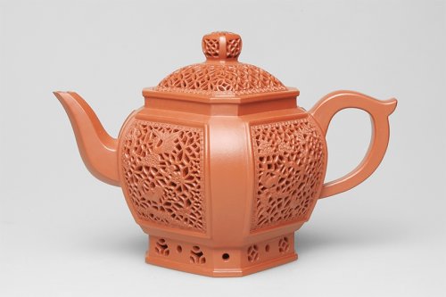 范永军紫砂壶 锦上添花 