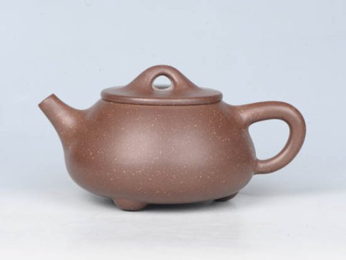 周庚大紫砂壶 石瓢 