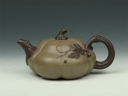 董建忠紫砂壶 南瓜壶 