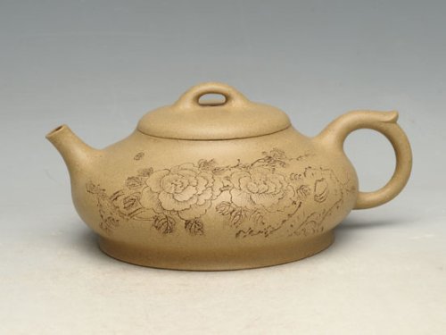 张佩紫砂壶 花开富贵  容量：300cc 