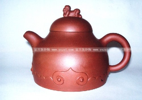 汤建林紫砂壶 童子如意 