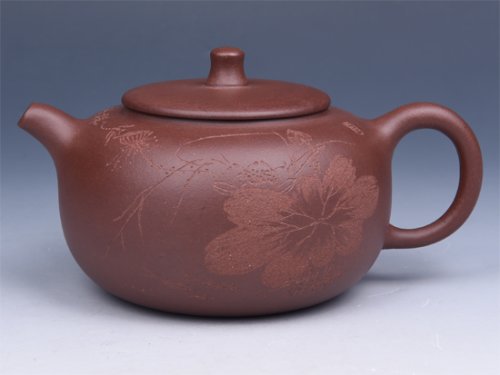 强建红紫砂壶    