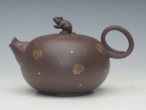 郭超刚紫砂壶 多子多福 