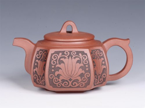 董建平紫砂壶 吉祥富贵 