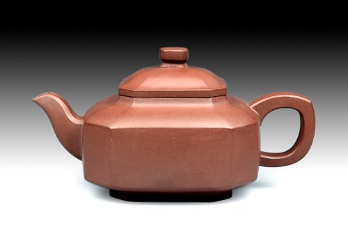 邵亚芬紫砂壶 18 四方抽角 