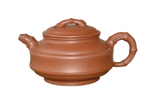 朱新南紫砂壶 双线竹鼓 