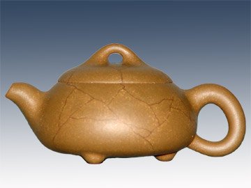 陈品寿紫砂壶 冰纹石瓢 