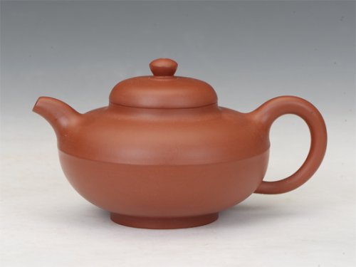 钱红月紫砂壶 合欢（大红袍） 
