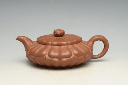 王丽勤紫砂壶 扁合菱 