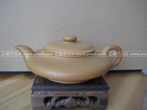 李作顺紫砂壶 虚扁 