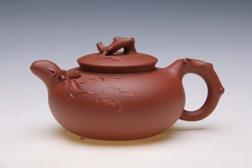 蒋丽雯紫砂壶 福寿延年 