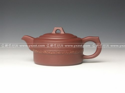 王芳紫砂壶 金砂玉带 