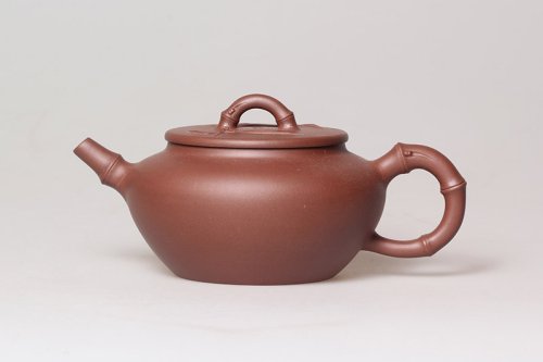 周曙峰紫砂壶 竹段 